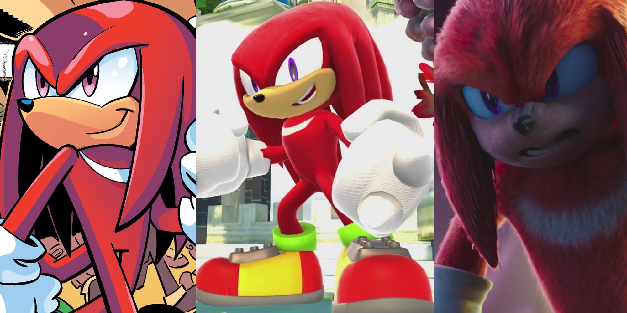 Sonic the Hedgehog: Bravest Things knuckles فعلت