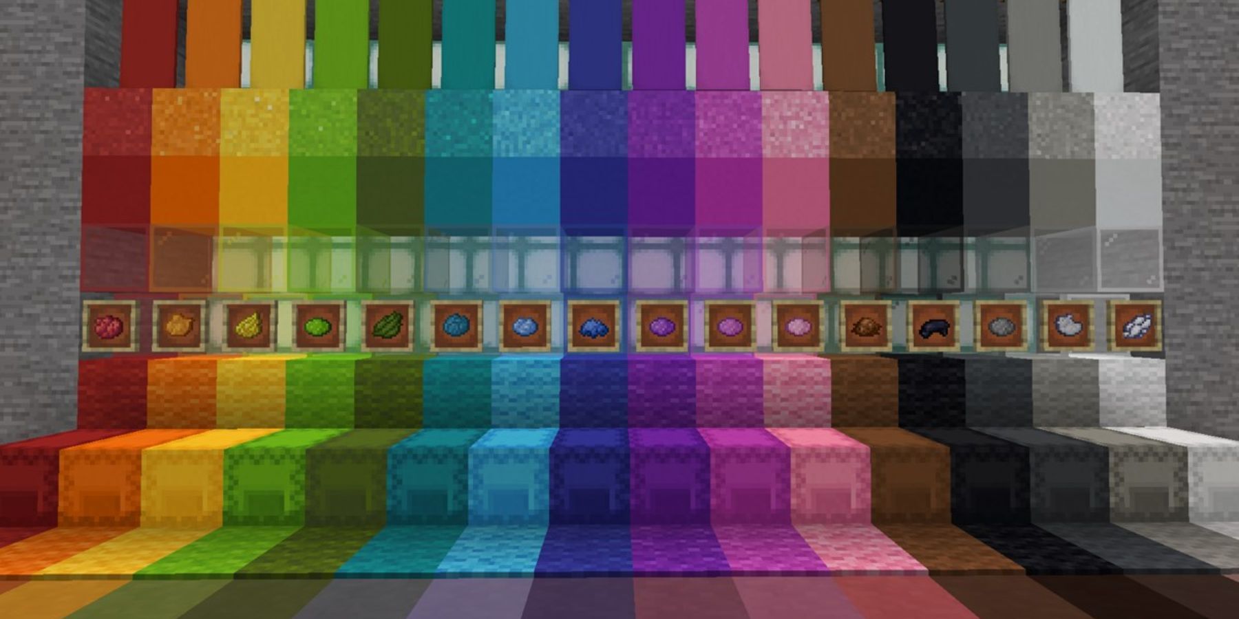 كل لون صبغ في Minecraft وكيفية الحصول عليه