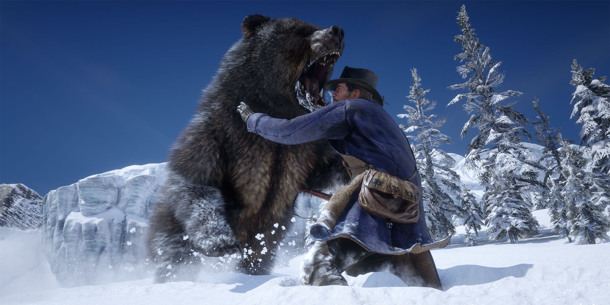 Red Dead Redemption 2 Clip е напомняне защо играчите никога не трябва да подценяват мечки