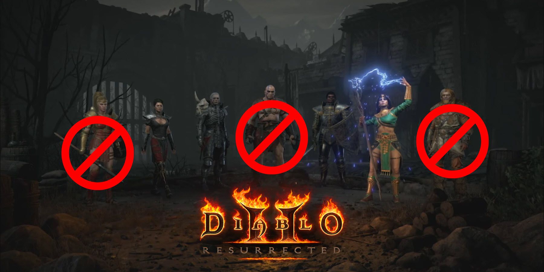 Diablo 2: Vzkříšení hráči jsou uzamčeni ze svých postav