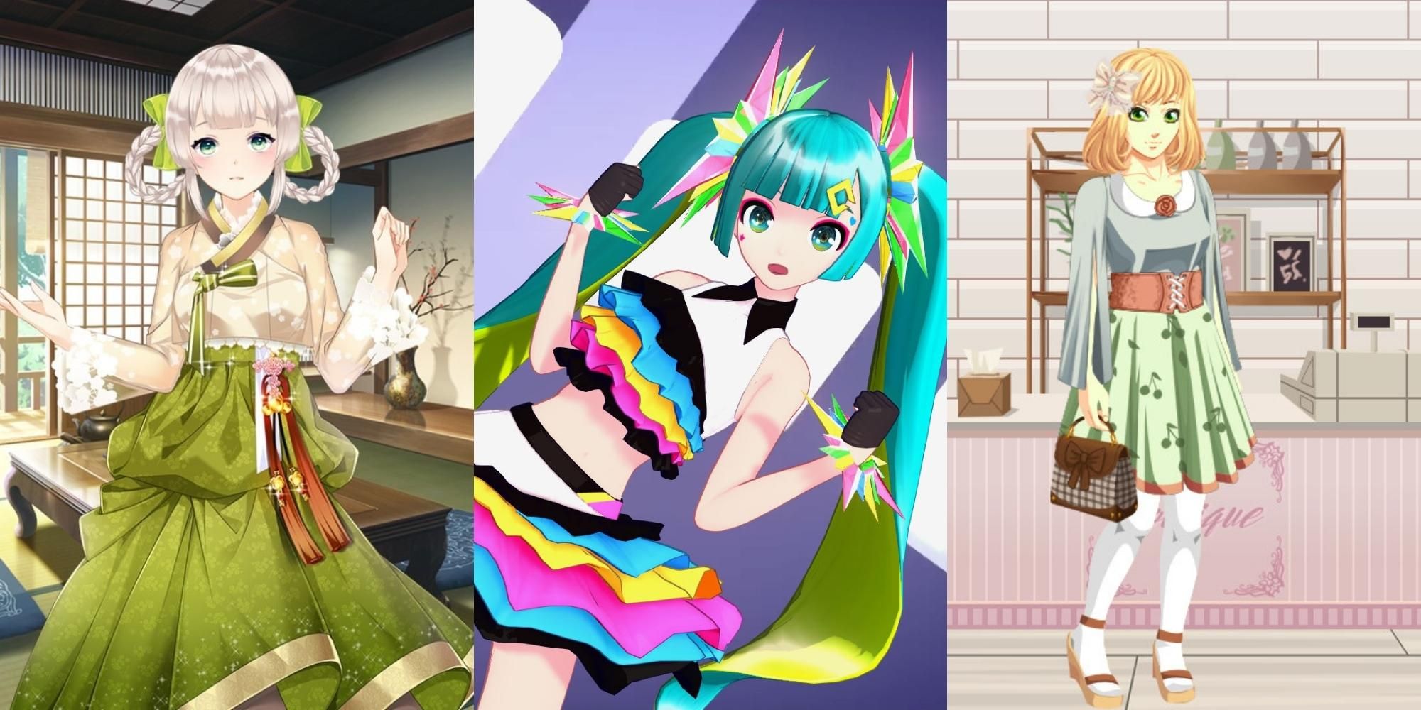 8 zábavných her Anime Dress-up