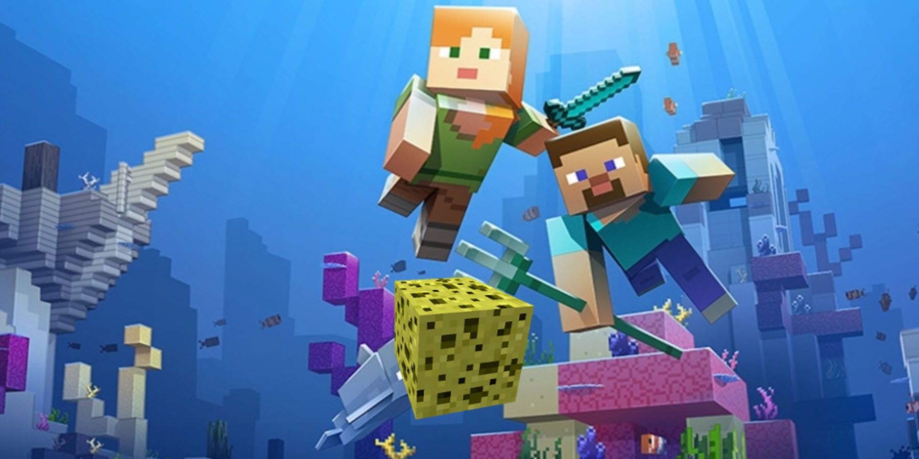 Minecraft: Πώς να πάρετε σφουγγάρια