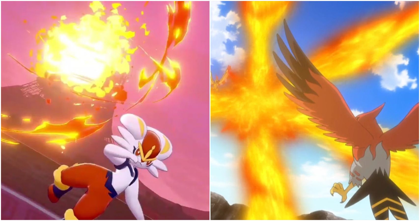 Pokémon: 20 parasta tulipaloa, sijoitettu