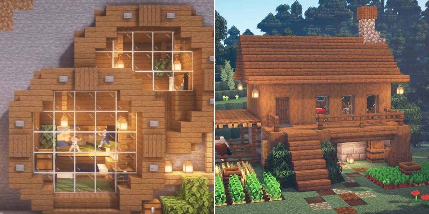 Minecraftの初心者の家のデザインのアイデア