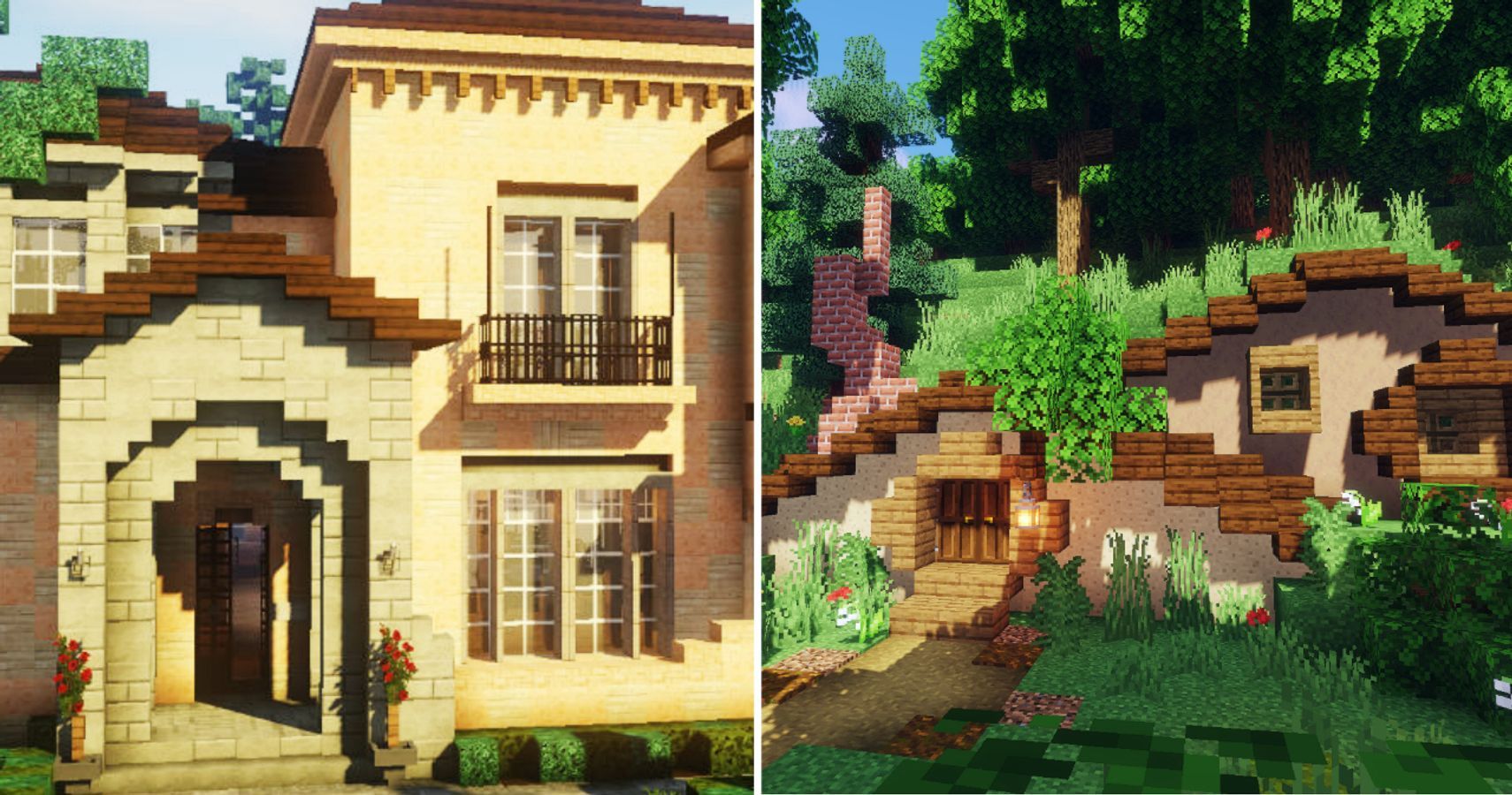 ბრწყინვალე Minecraft სახლის იდეები