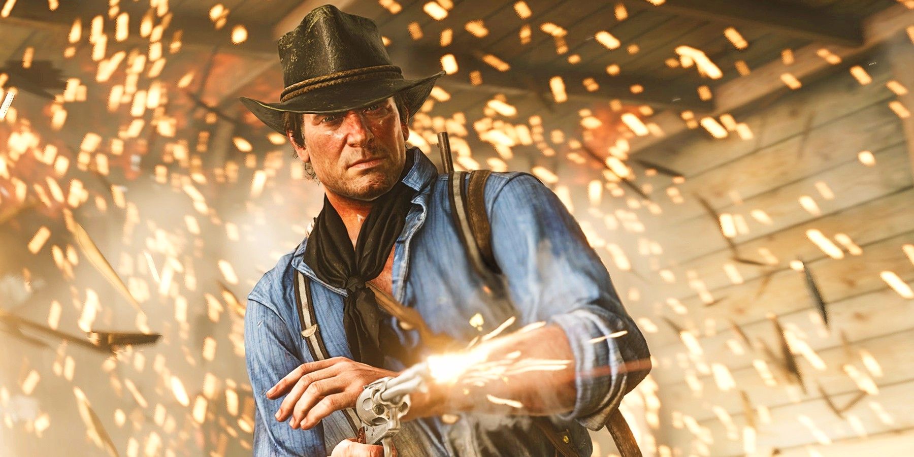 Red Dead Redemption 2 플레이어는 데스 캠 중에 킬을 얻습니다.
