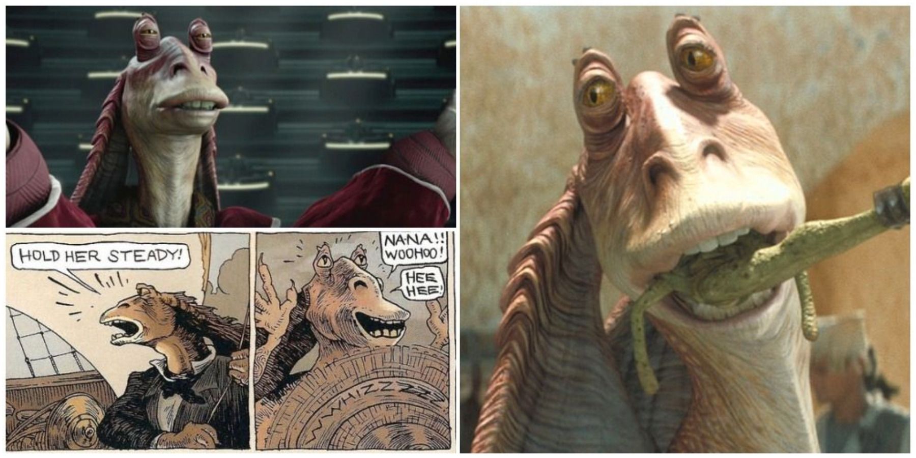 Star Wars : Jar Jar Binks에 대해 알고있는 다이 하드 팬만