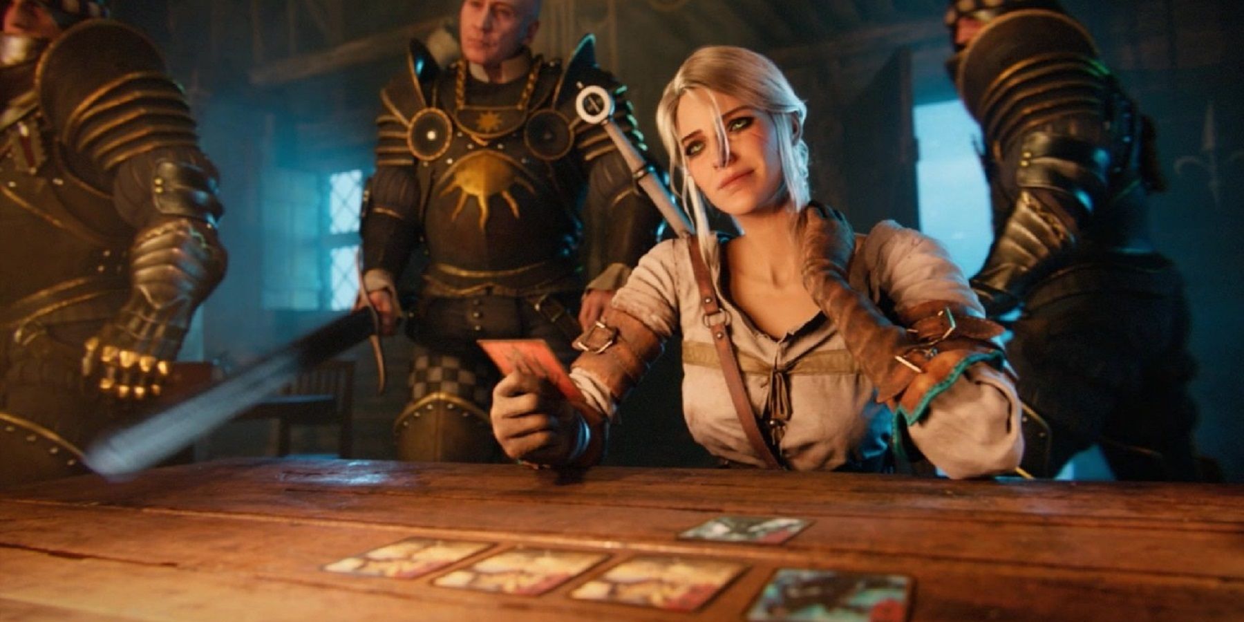 The Witcher 3-fan trekt aangepaste Geralt Gwent-kaart