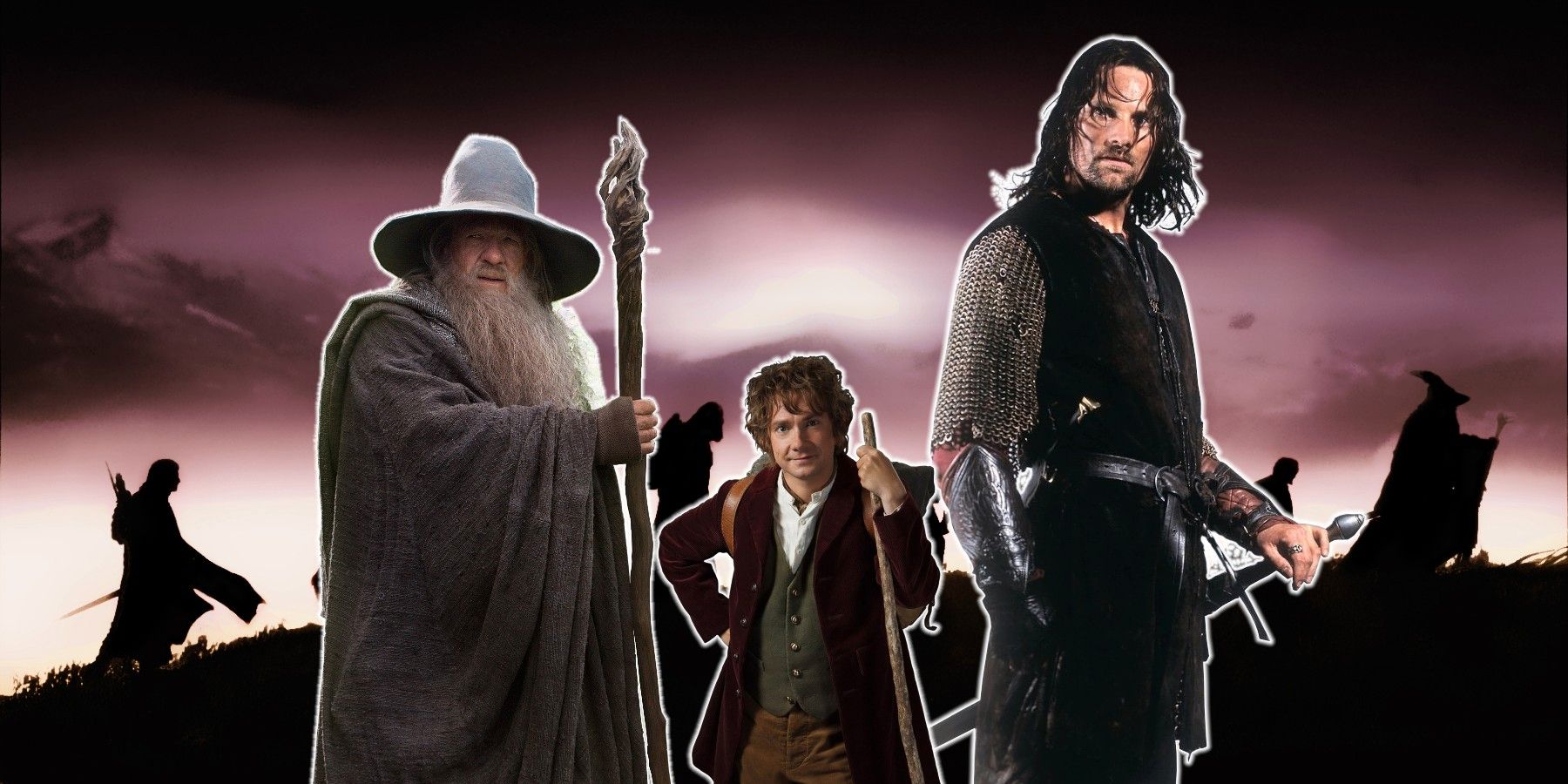 Afbeelding legt uit hoe lang de Lord of the Rings-personages zijn