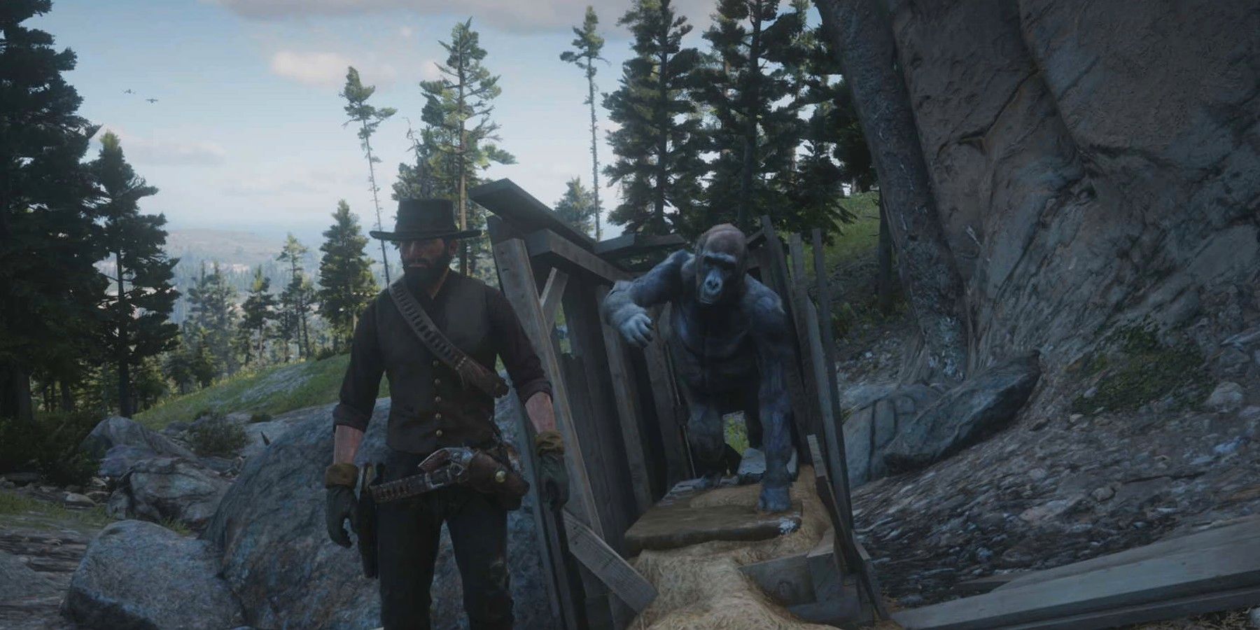 Red Dead Redemption 2: Where to Find the Gorilla Easter Egg