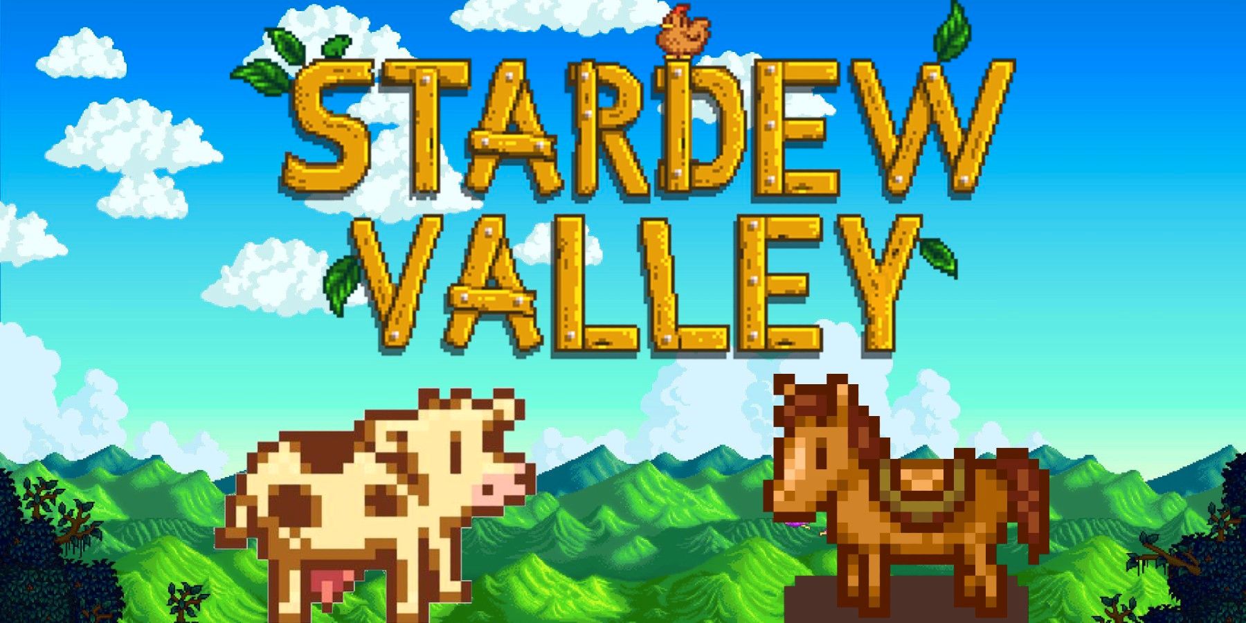 Zdravý klip Stardew Valley ukazuje hráča „Handing“ dobytka