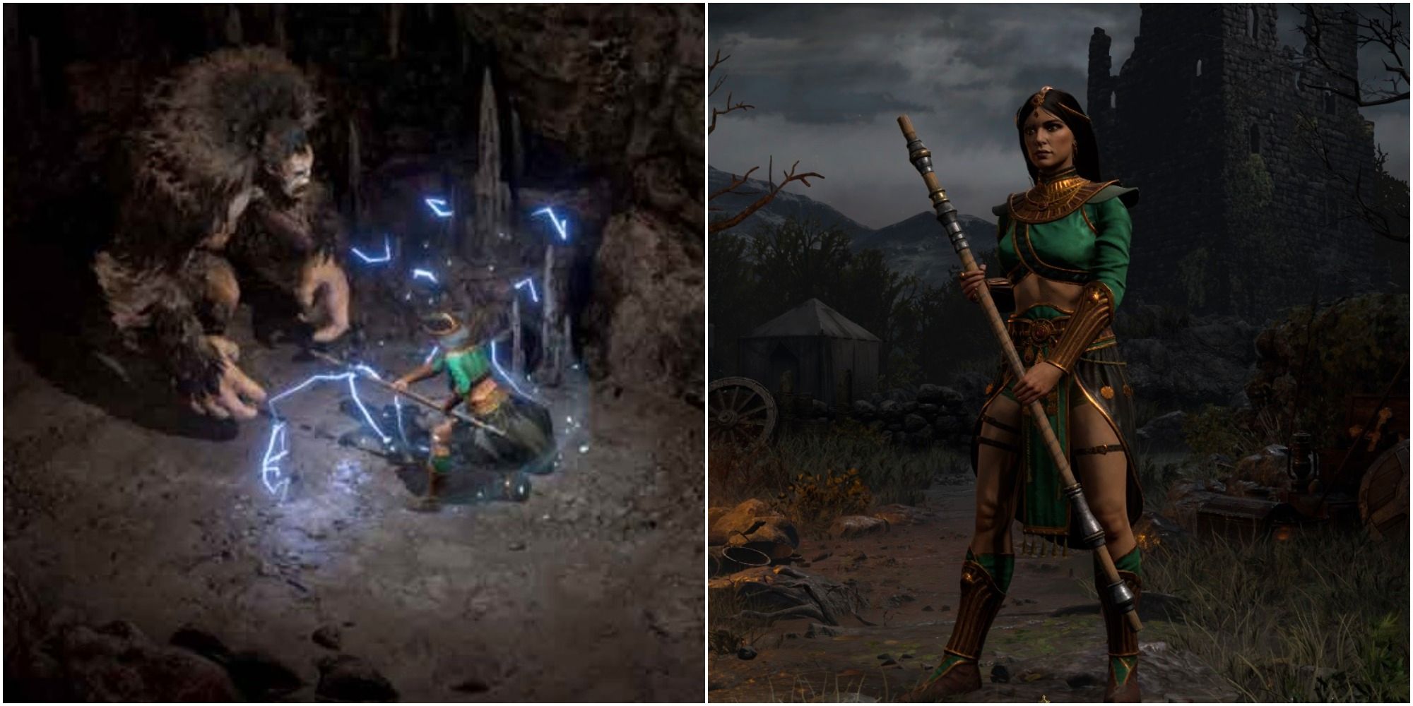 Diablo 2: Resurrected – Ako postaviť kúzelníčku Lightning Sorceress