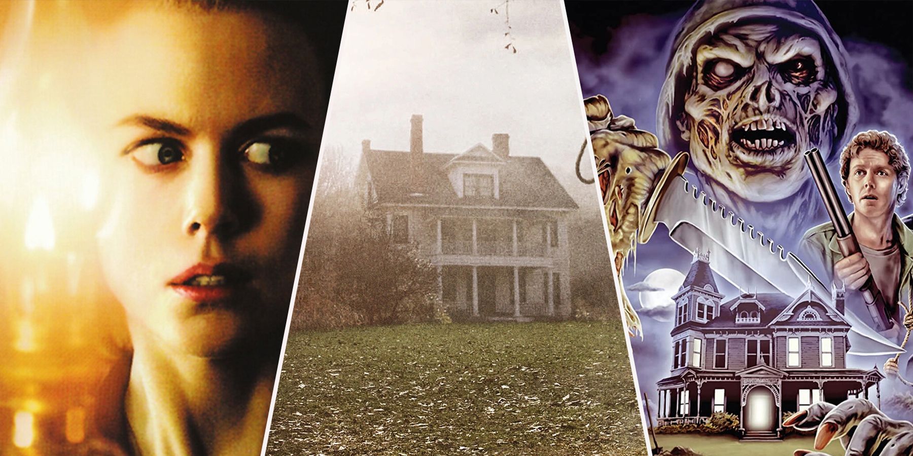De 10 bästa Haunted House-skräckfilmerna